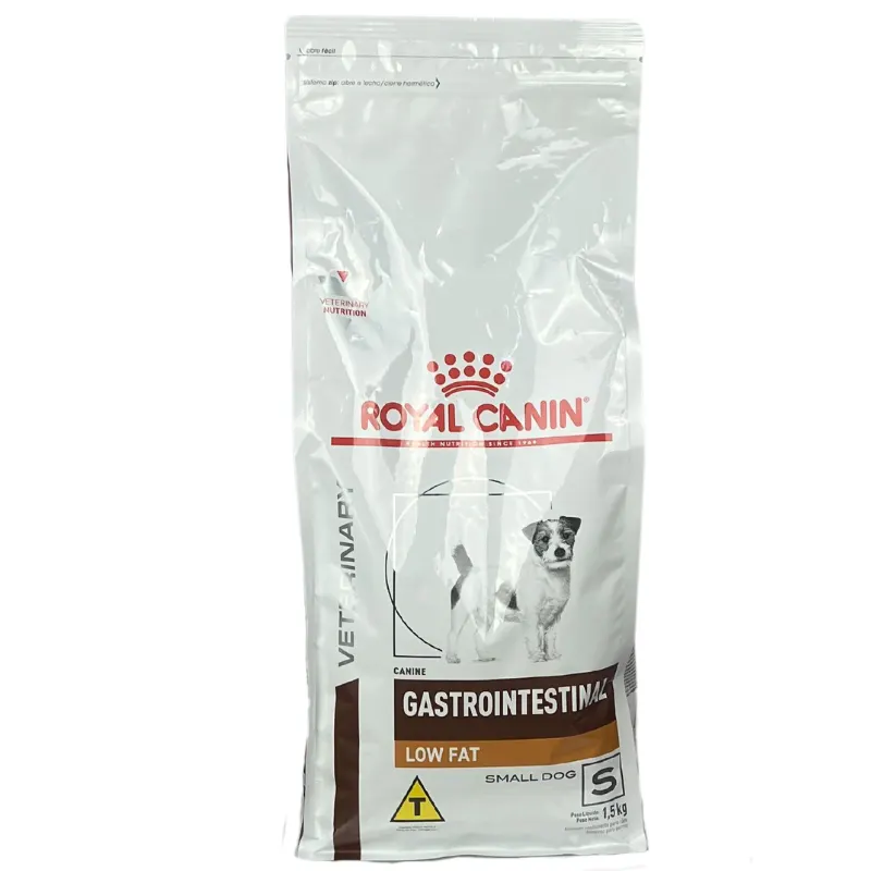 Ração Royal Canin Gastrointestinal Low Fat Para Raças Pequenas 1,5 Kg