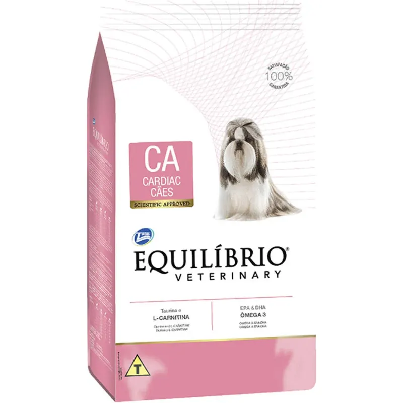 Ração Seca Equilíbrio Veterinary CA Problemas Cardíacos para Cães Adultos 7,5 Kg