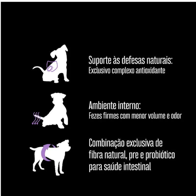 Ração Equilíbrio para Cães Adultos de Pequeno Porte Sabor Frango