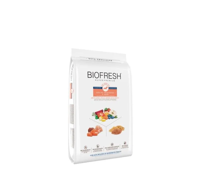 Ração Biofresh Cão Filhote Pequena e Mini Mix Carne 10,1Kg