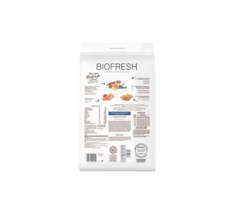 Ração Biofresh Cão Filhote Pequena e Mini Mix Carne 10,1Kg
