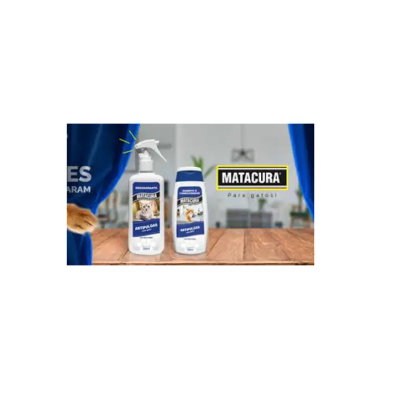 Matacura Antipulgas Para Gatos 200ml Aic Desodorante