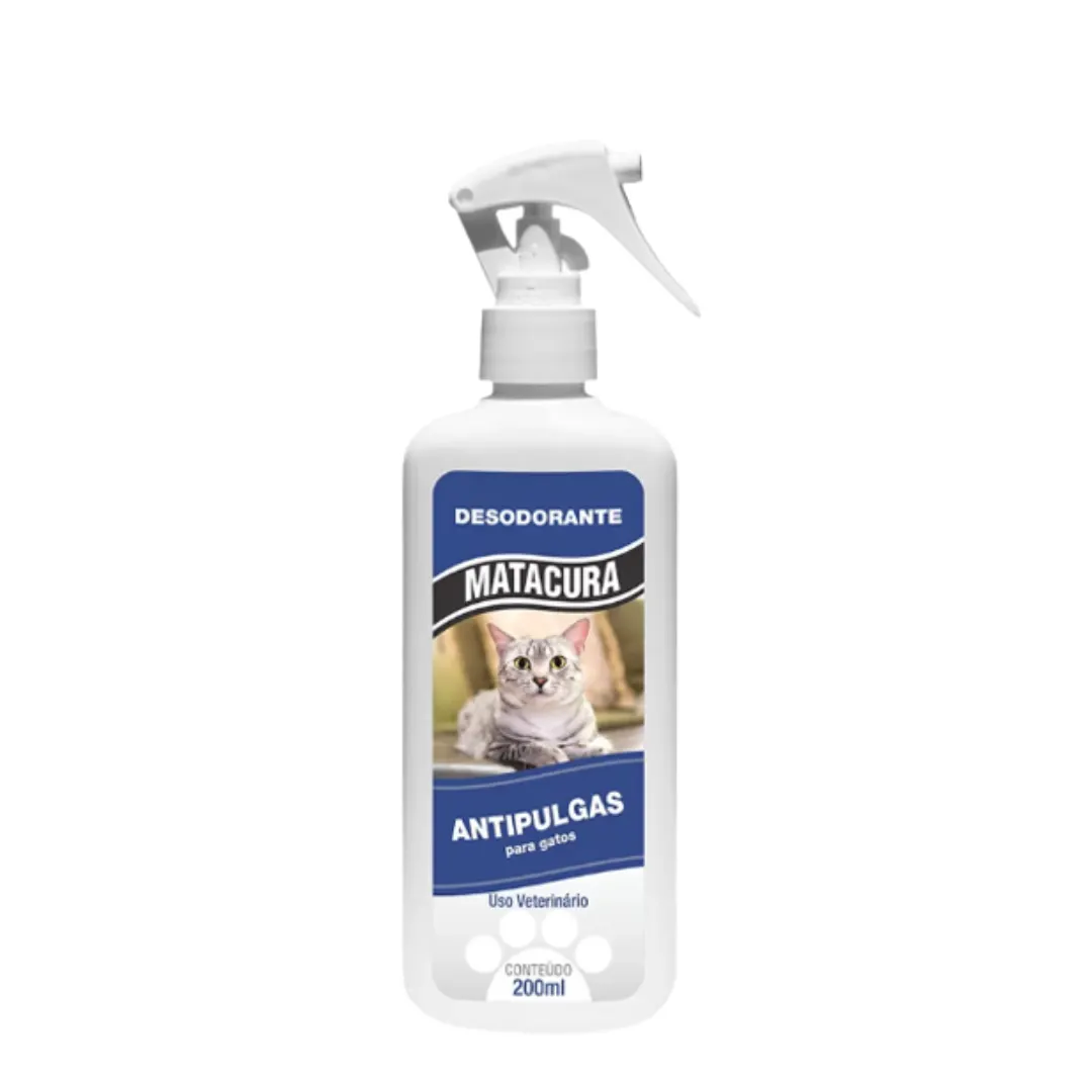 Matacura Antipulgas Para Gatos 200ml Aic Desodorante