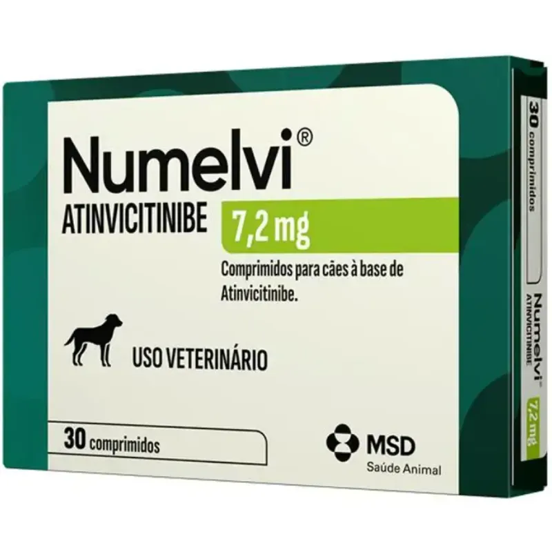 Numelvi 7,2 mg - Tratamento para Coceira em Cães 30 comprimidos