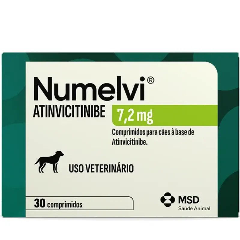 Numelvi 7,2 mg - Tratamento para Coceira em Cães 30 comprimidos