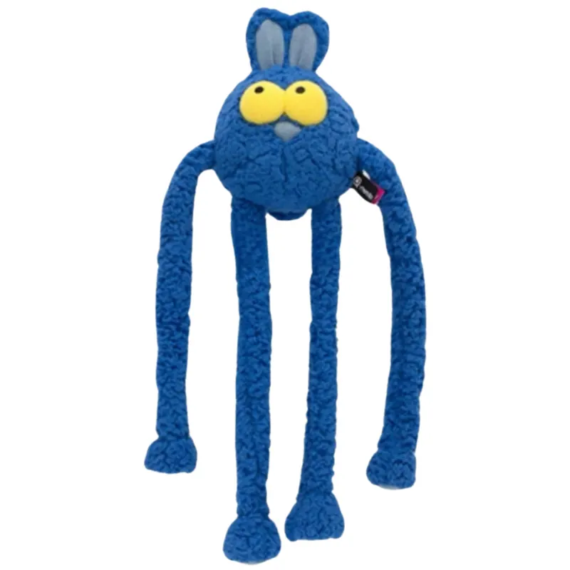 Brinquedo Q Monster Coelho Puxa Puxa Azul