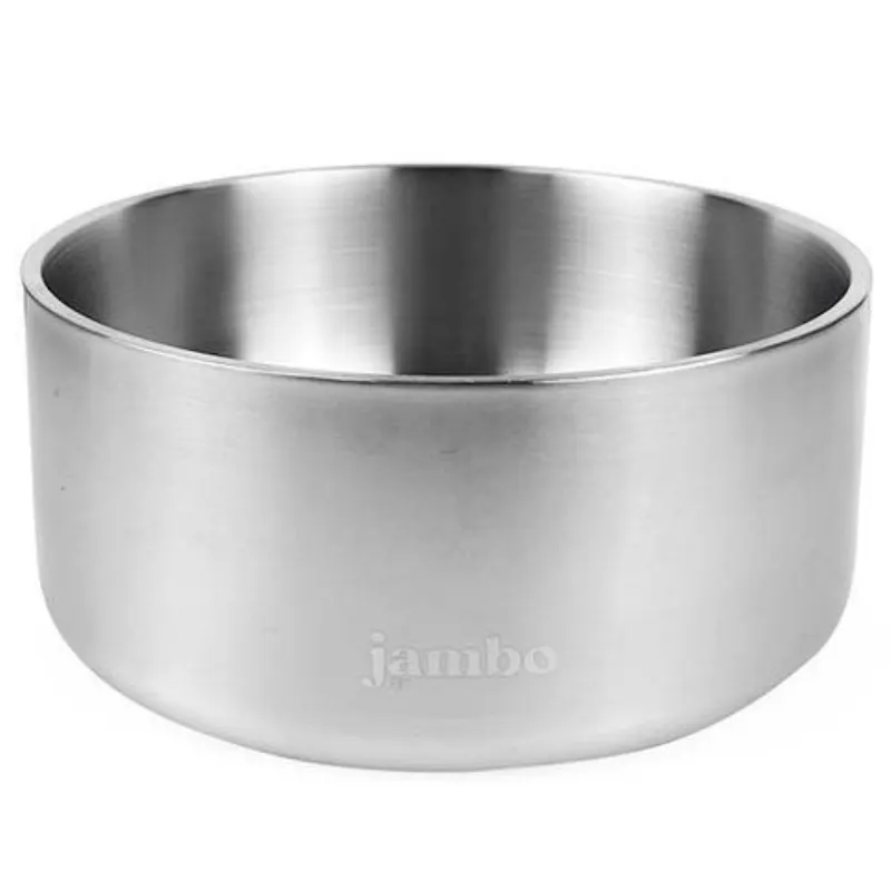 Comedouro Premium Aço Inox Silver
