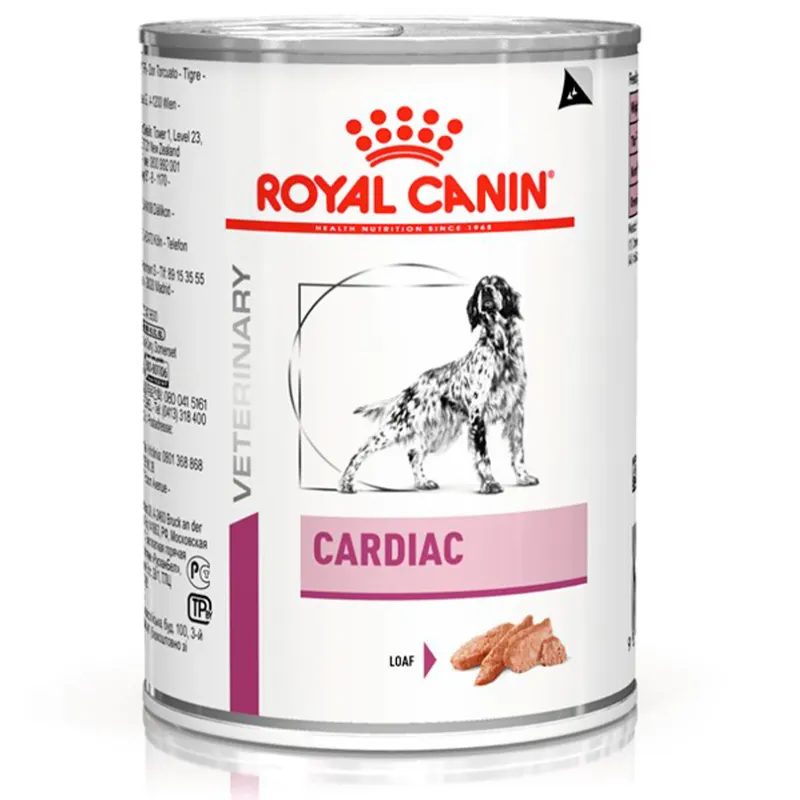 Ração Úmida Royal Canin Lata Veterinary Diet Cardiac para Cães 410 g