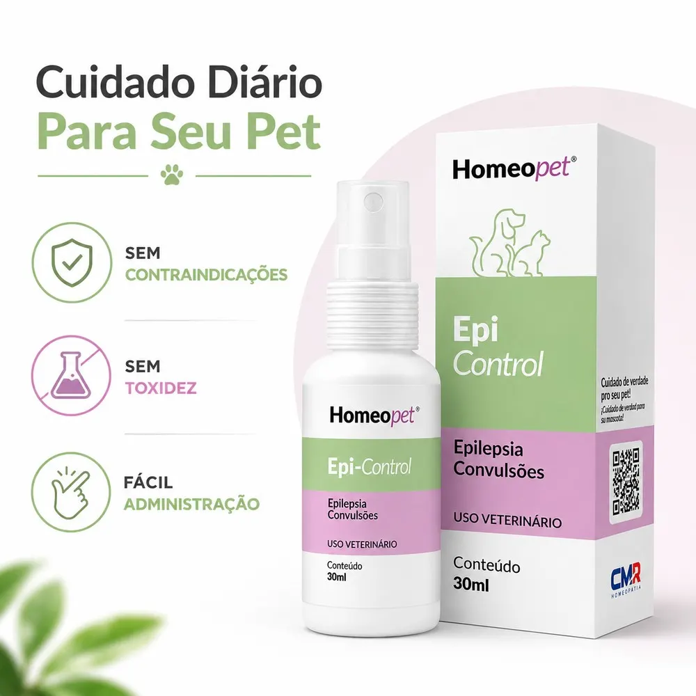 Spray Homeopático Epi Control Homeo Pet para Cães e Gatos - 30ml