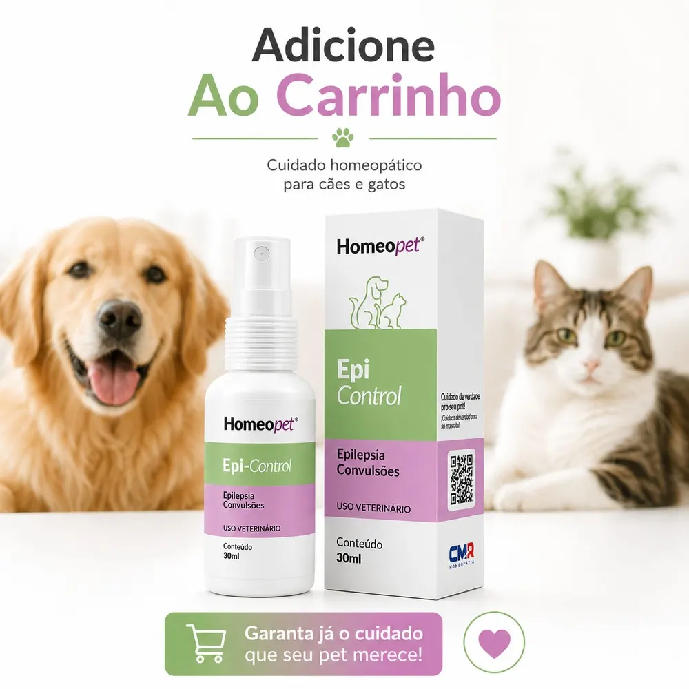 Spray Homeopático Epi Control Homeo Pet para Cães e Gatos - 30ml