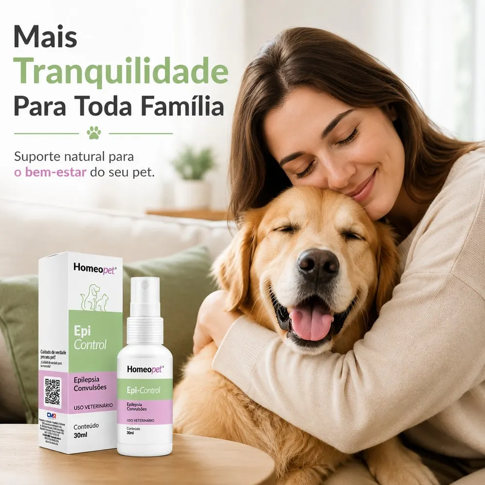 Spray Homeopático Epi Control Homeo Pet para Cães e Gatos - 30ml