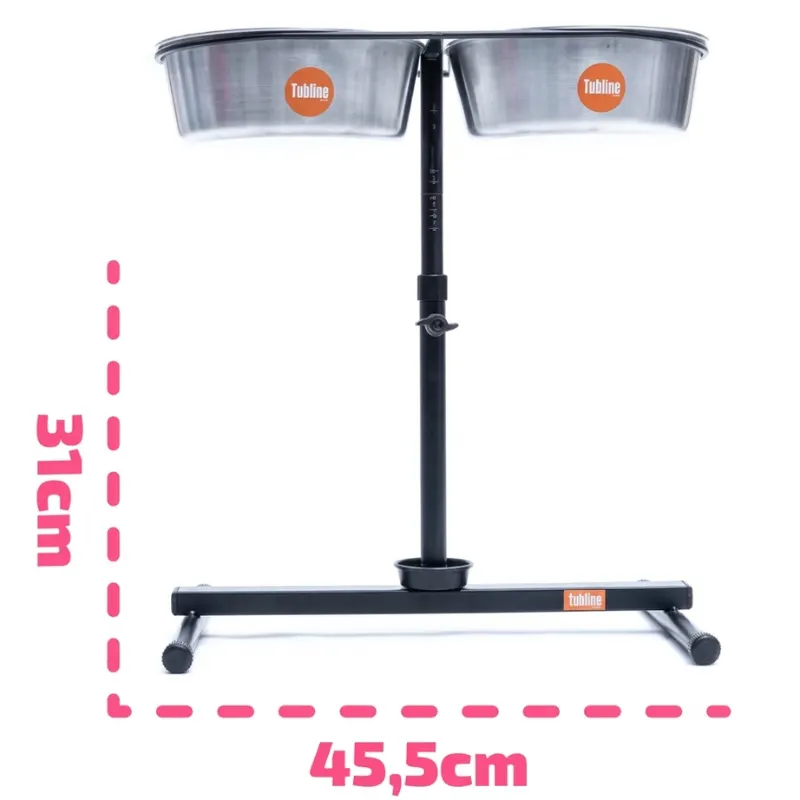 Comedouro Duplo Tubline 5 L