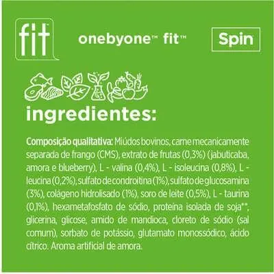 Stick FIT SPORT Spin Pet - 50g - Amora + Blueberry + Jabuticaba