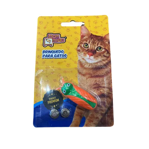 Brinquedo Baratinha a Pilha para Gatos