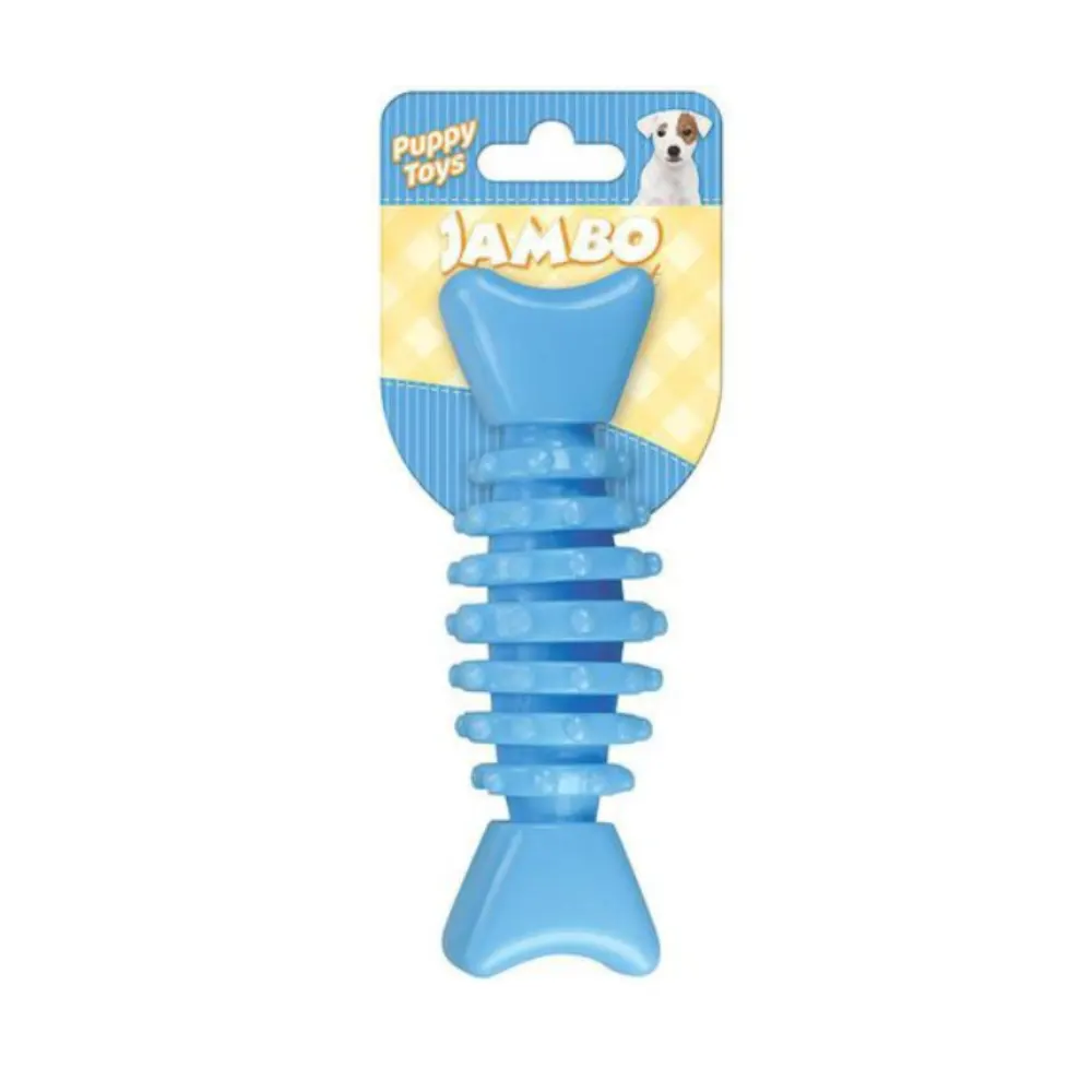 Brinquedo Mordedor Ossinho Baby Dent Azul