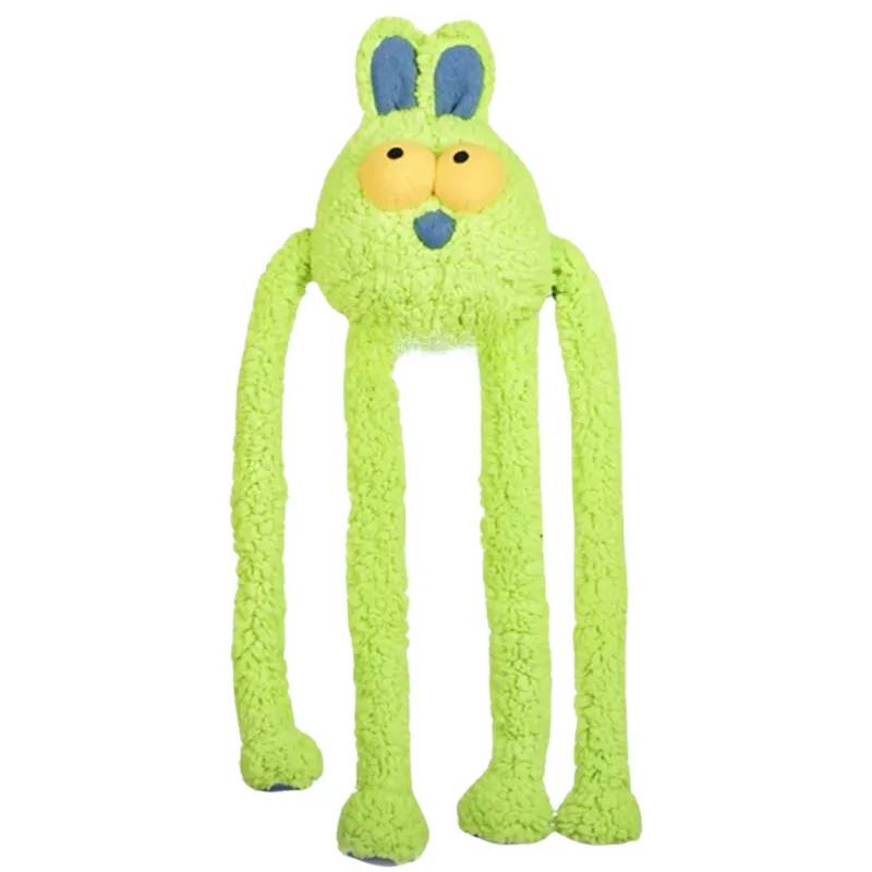 Brinquedo Q Monster Coelho Puxa Puxa Verde