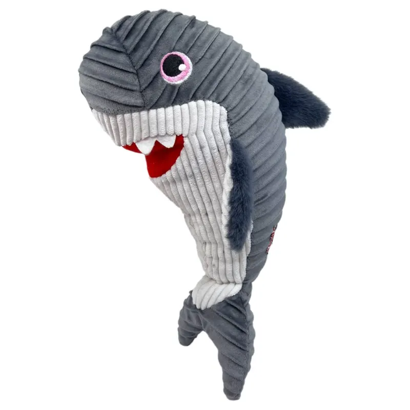 Brinquedo Kong Cuteseas Rufflez Shark Médio Grande (RLR11)