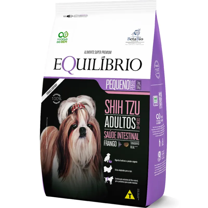 Ração Equilíbrio para Cães Adultos Shih Tzu Sabor Frango