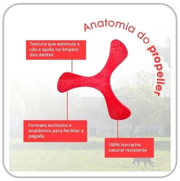 Brinquedo P/ Pet Cachorros Mordedor N-gage Propeller Junior