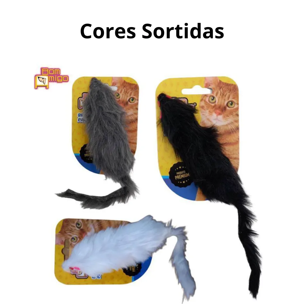 Brinquedo Cat Rato Fiz Para Gatos - Bom Amigo