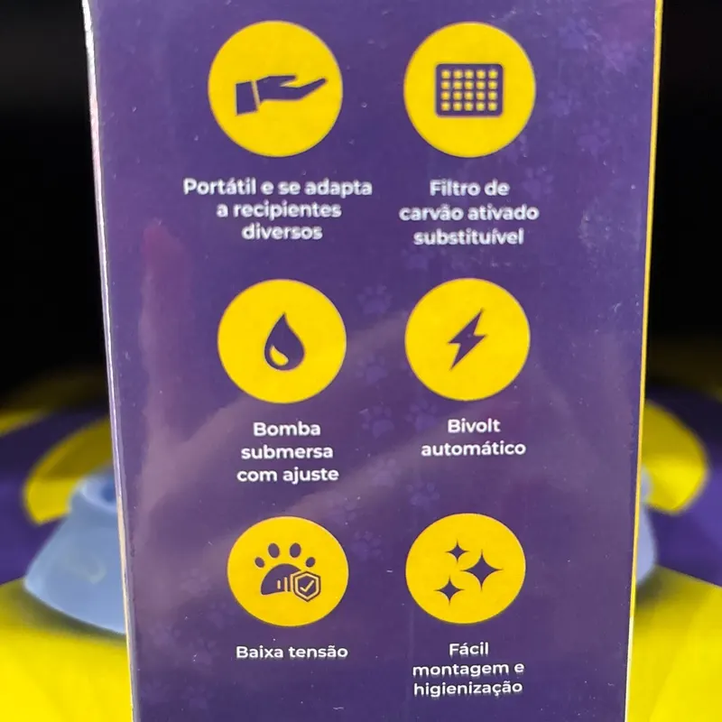AMICUS FONTE AQUA POP BIVOLT USB COM ADAPTADOR