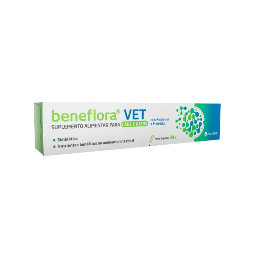 Suplemento Alimentar Avert Beneflora Vet Cães/Gatos 14g