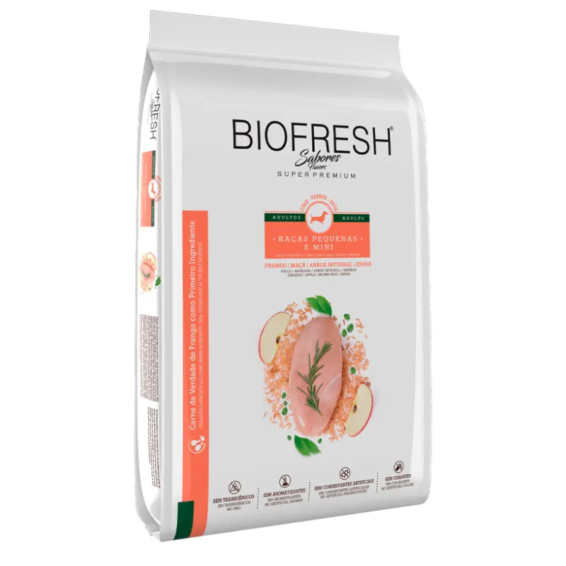 Ração Biofresh Cão Adulto Pequena e Mini Frango