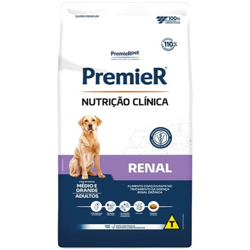 Premier Renal Ração Nutrição Clínica Cães Adultos - 10,1 Kg
