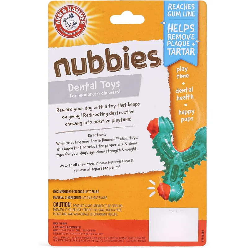 Arm & Hammer Nubbies Wishbone Brinquedo Dental para Cães