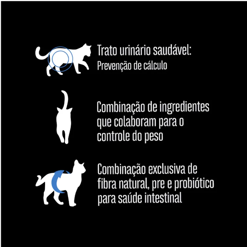Ração Equilíbrio Gatos Adultos Castrados Sabor Salmão 1,5Kg