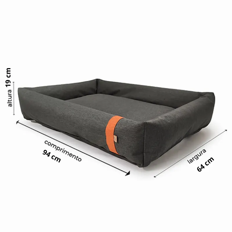 Cama Lona Chumbo GG Fabrica Pet