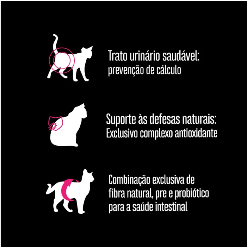 Ração Equilíbrio para Gatos Adultos Sabor Frango 7,5 Kg
