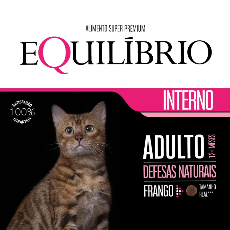 Ração Equilíbrio para Gatos Adultos Sabor Frango 7,5 Kg