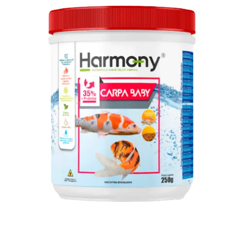 Ração para Carpa Baby Harmony Fish 250 g- Minas Nutri