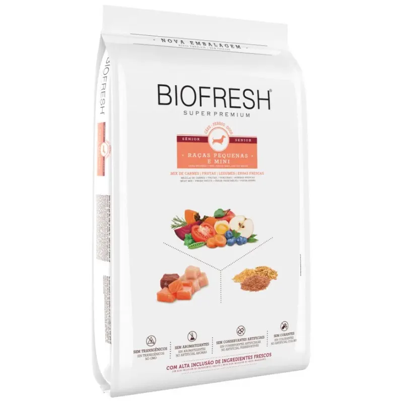 Ração Biofresh Cão Sênior Pequena e Mini Mix