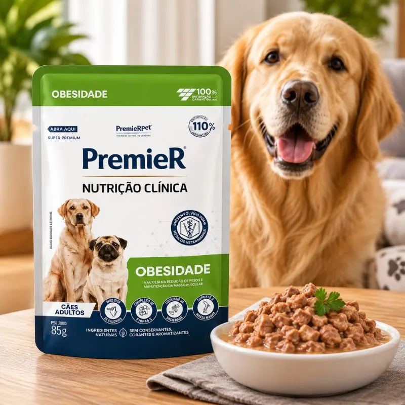 Ração Úmida Premier Nutrição Clínica para Cães Obesidade 85 g