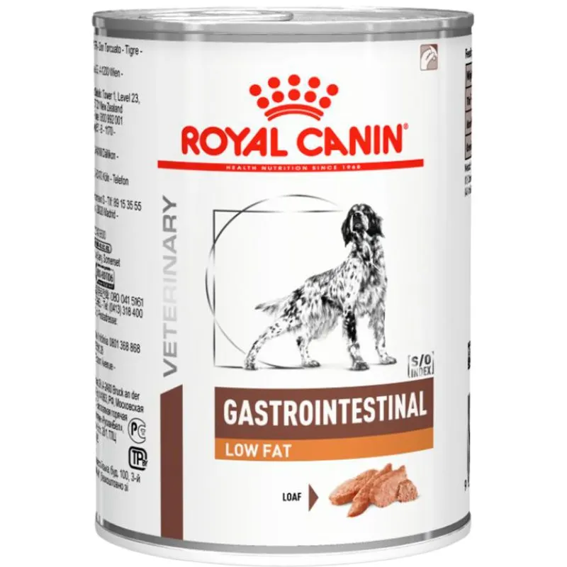 Ração Úmida Royal Gastrointestinal Low Fat Cães Adultos 420 g