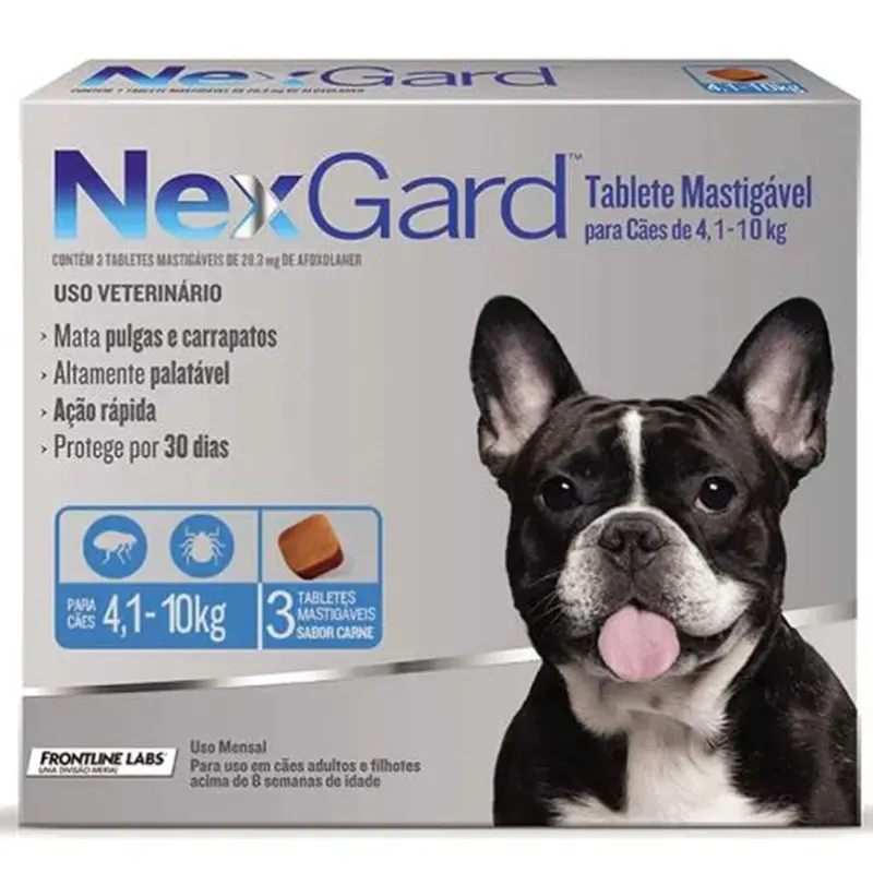 NexGard para Cães de 4,1 a 10 Kg