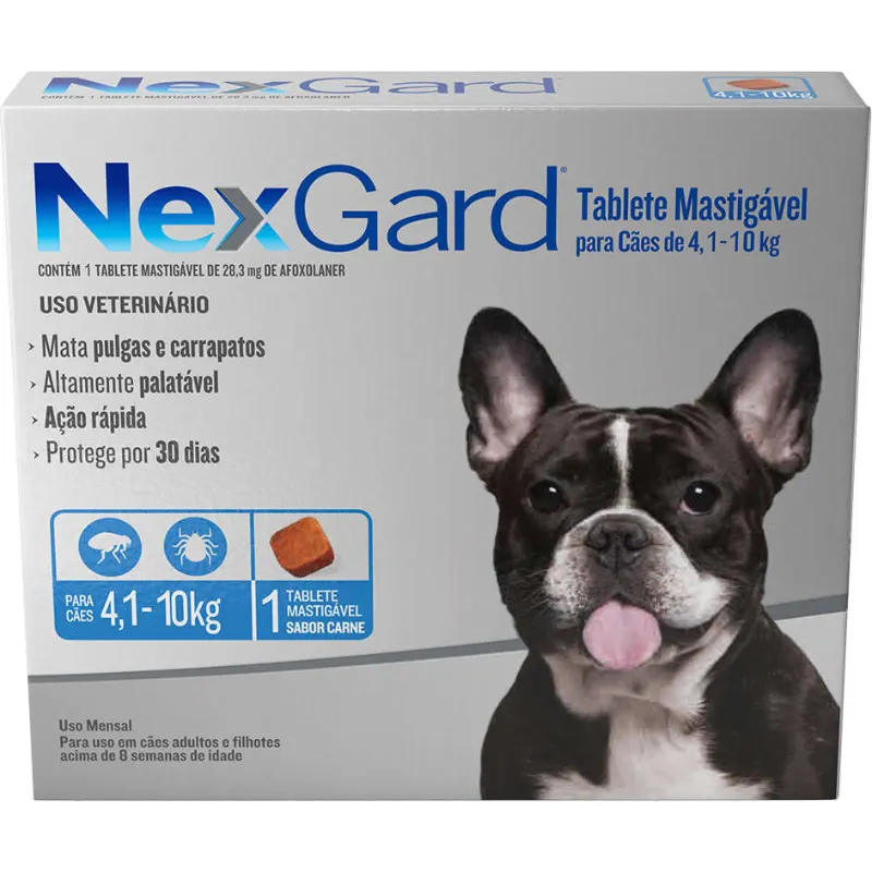 NexGard para Cães de 4,1 a 10 Kg