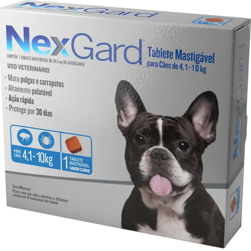 NexGard para Cães de 4,1 a 10 Kg