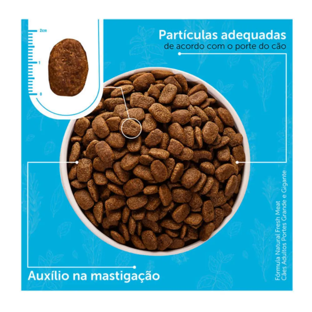 Ração Fórmula Natural Fresh Meat Cães Filhotes de Grande Porte Sabor Frango 12kg