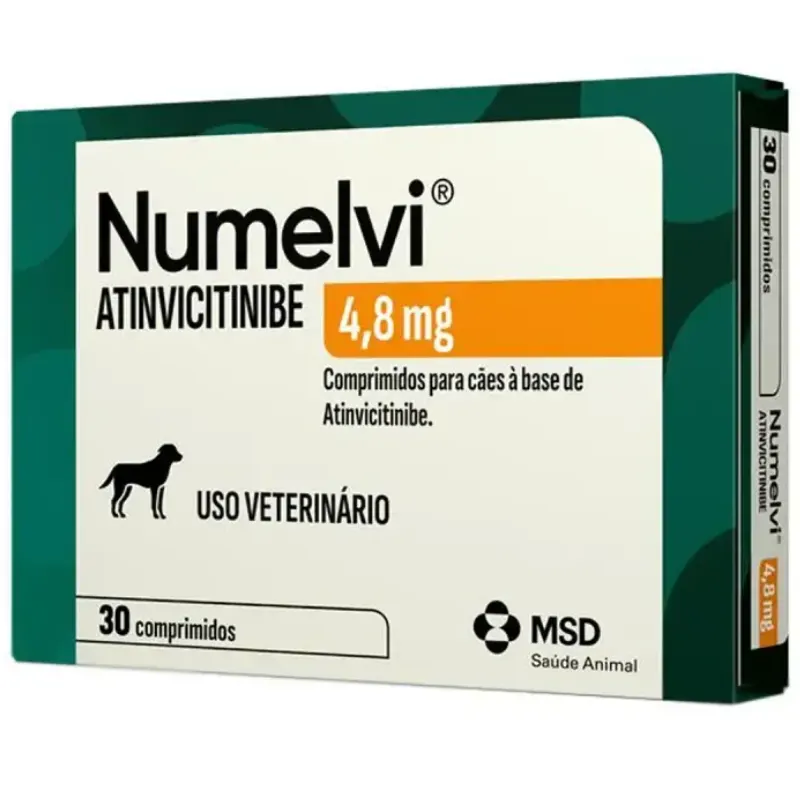 Numelvi 4,8 mg - Tratamento para Coceira em Cães 30 comprimidos