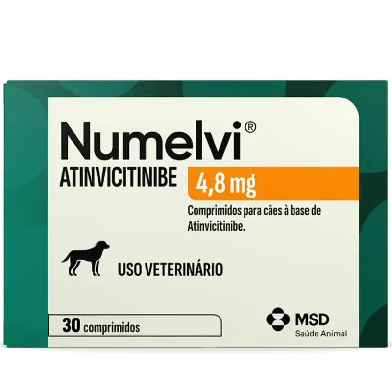 Numelvi 4,8 mg - Tratamento para Coceira em Cães 30 comprimidos