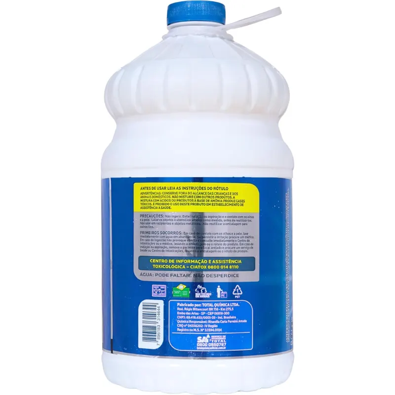 Água Sanitária Sanol 5 Litros
