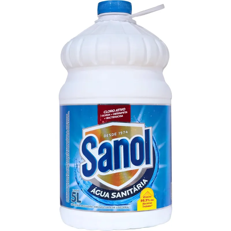 Água Sanitária Sanol 5 Litros