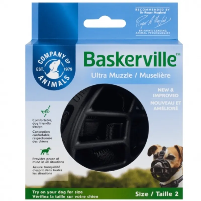 Focinheiras Baskerville Preta 2-P