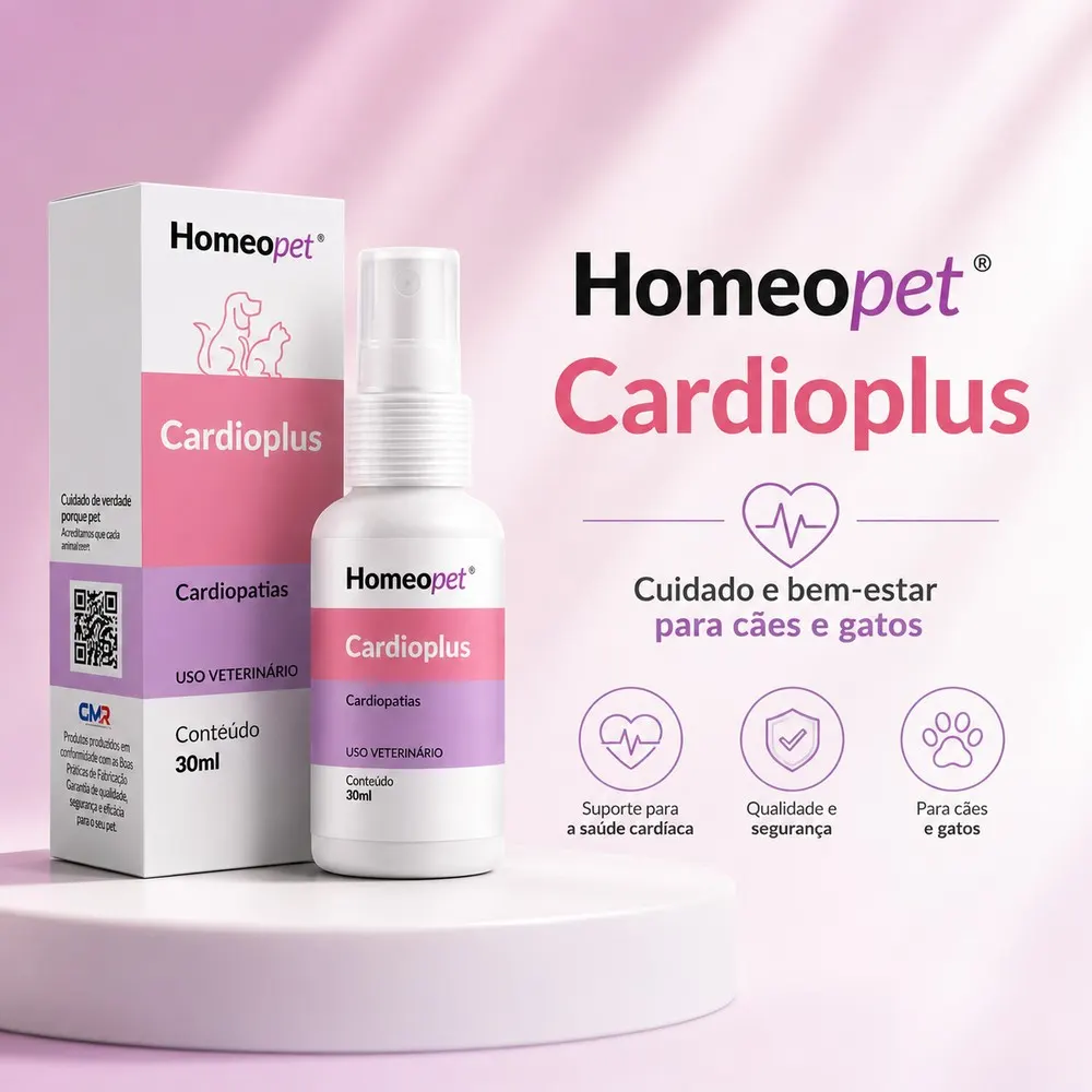 Sistema de Terapia  Homeo Pet Cardioplus - 30ml