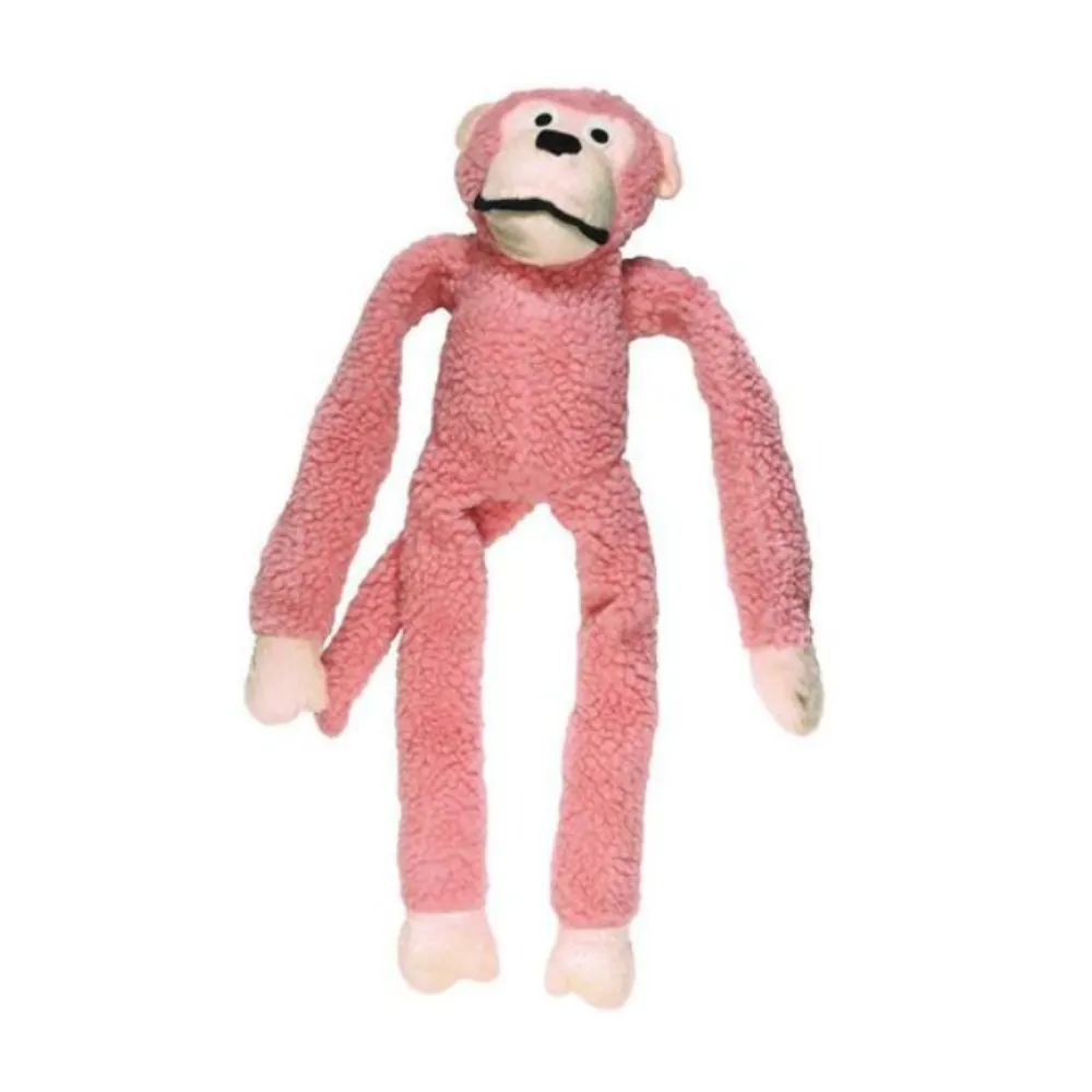 Brinquedo Jambo Mordedor Pelúcia Macaco Kelev Rosa