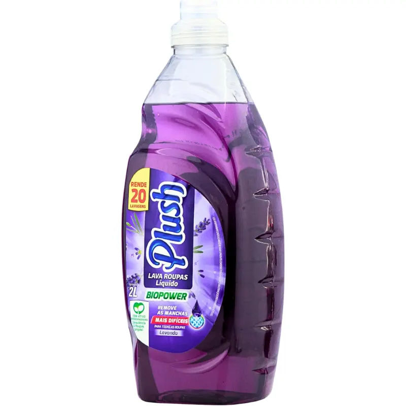 Lava Roupas Plush Liquido Biopower Lavanda 2 L