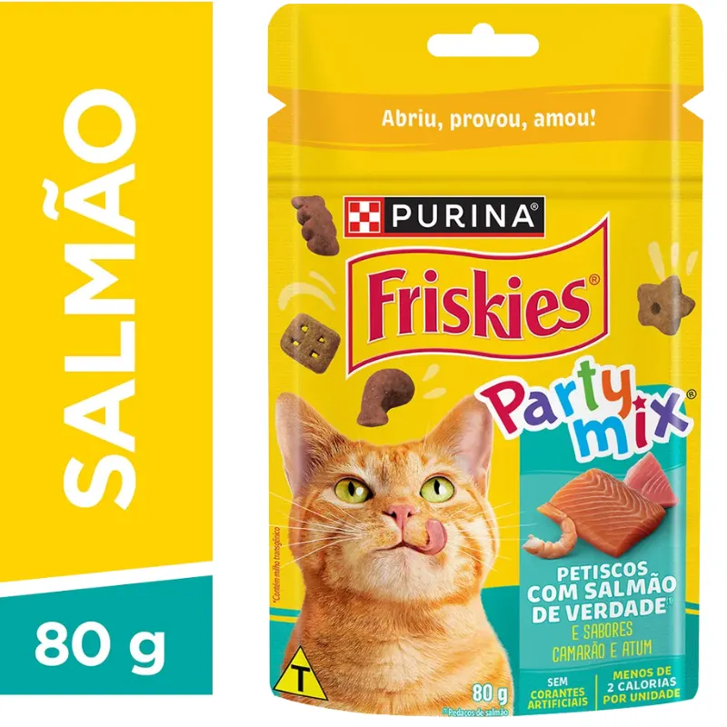 Petisco Friskies Salmão 80 g